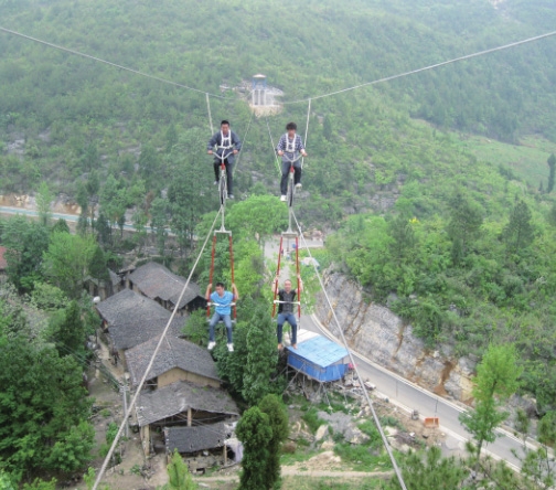 空中自行车