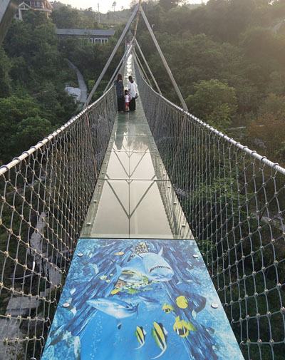 福州过江龙索桥